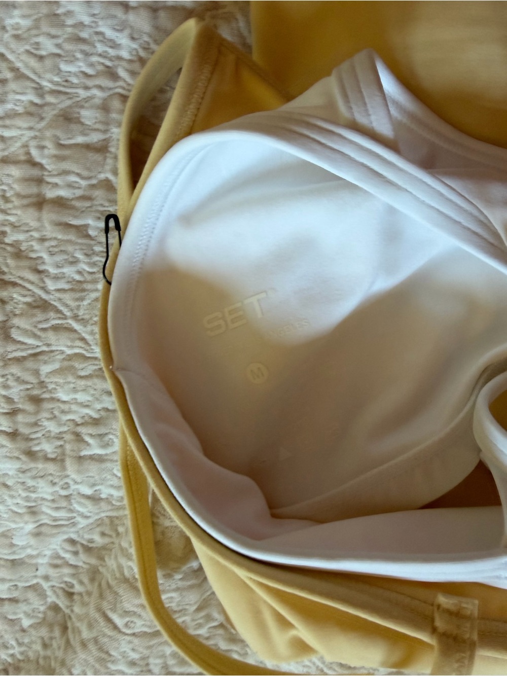 SET Active Pale Yellow Tank Top and Skort Set - Picture 5 of 5